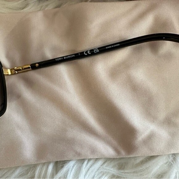 Tory Burch Women\'s Fashion 53mm Shiny Gold Black Sunglasses main image 9
